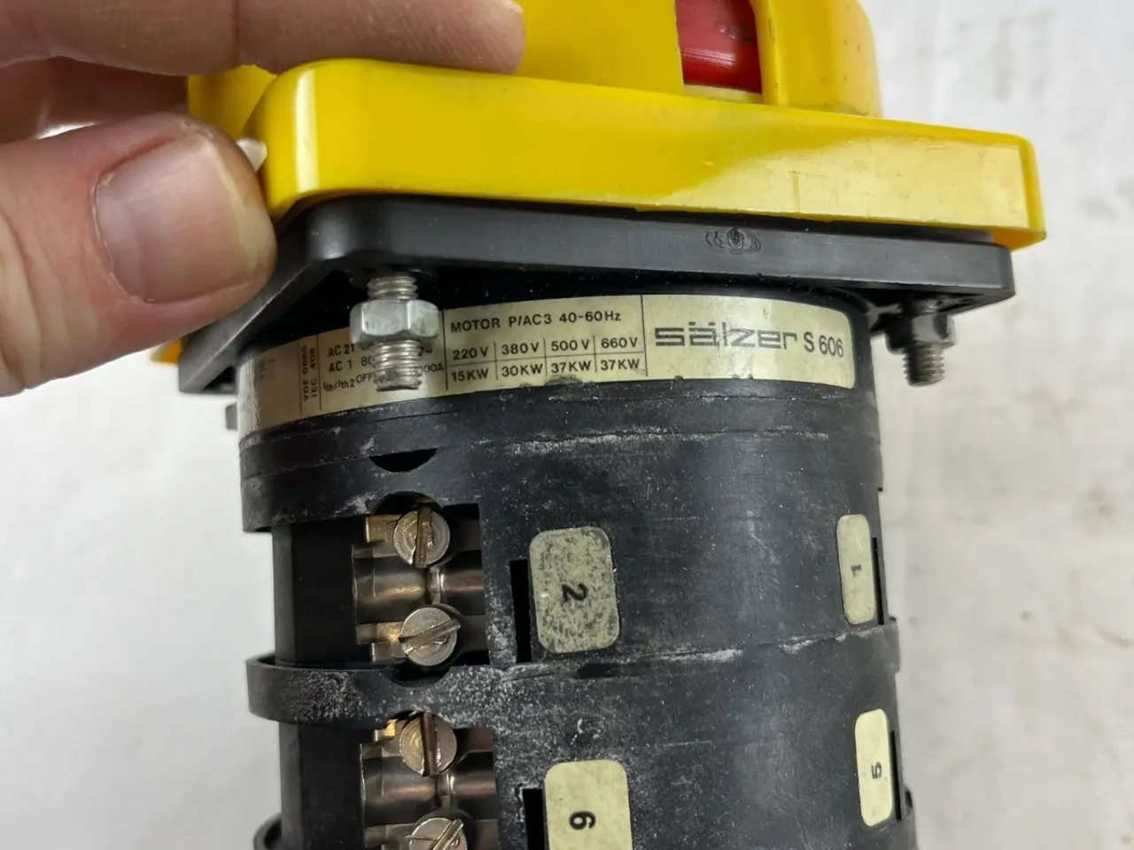 Billede 9 - Salzer S606 Rotary Isolator kontakt 70A 600VAC