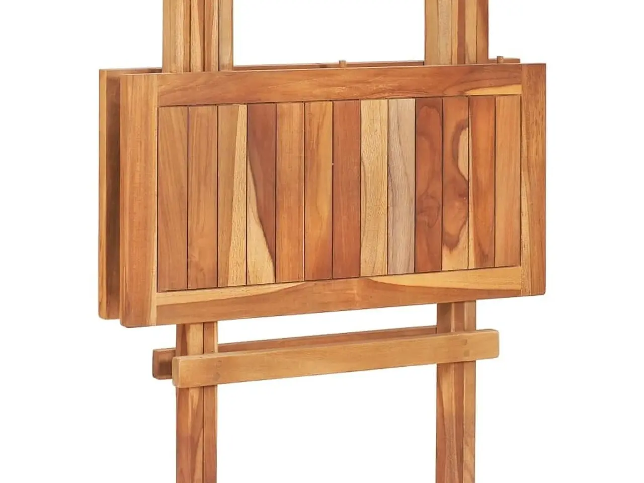 Billede 4 - Foldbart bistrobord 60 × 60 × 65 cm i massivt teaktræ