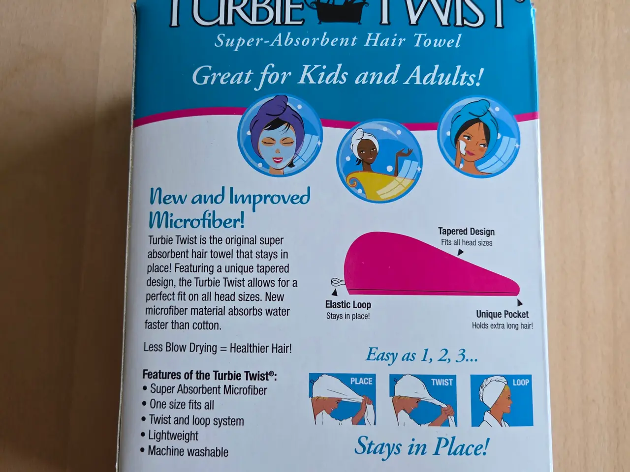 Billede 3 - SOLGT, Turbie Twist mikrofiber hårhåndklæde, 2-pak