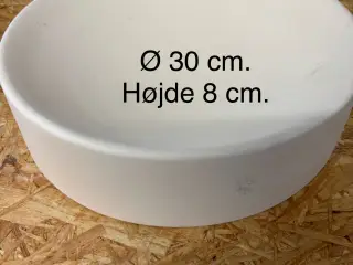 2 Keramiske forme Ø30 cm