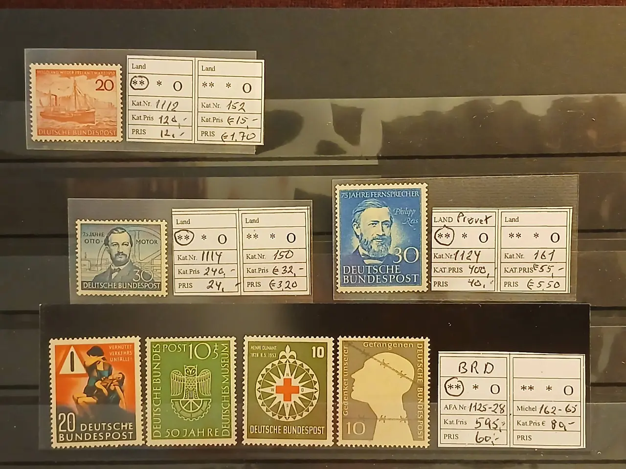 Billede 2 - Vesttyskland (411) Planche med sjældne postfriske