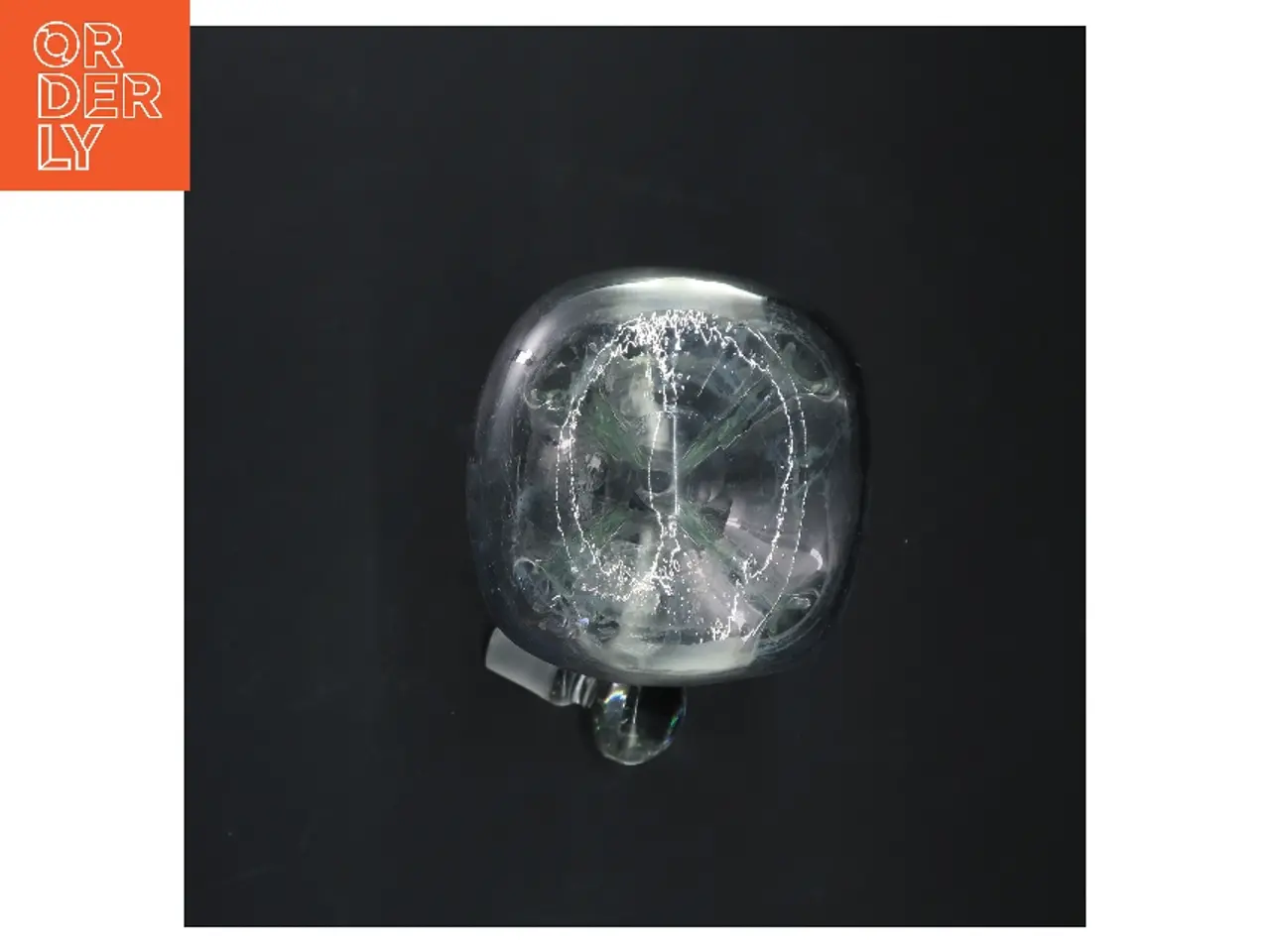 Billede 4 - Glas karaffel med prop fra Holmegaard (str. 22 cm)