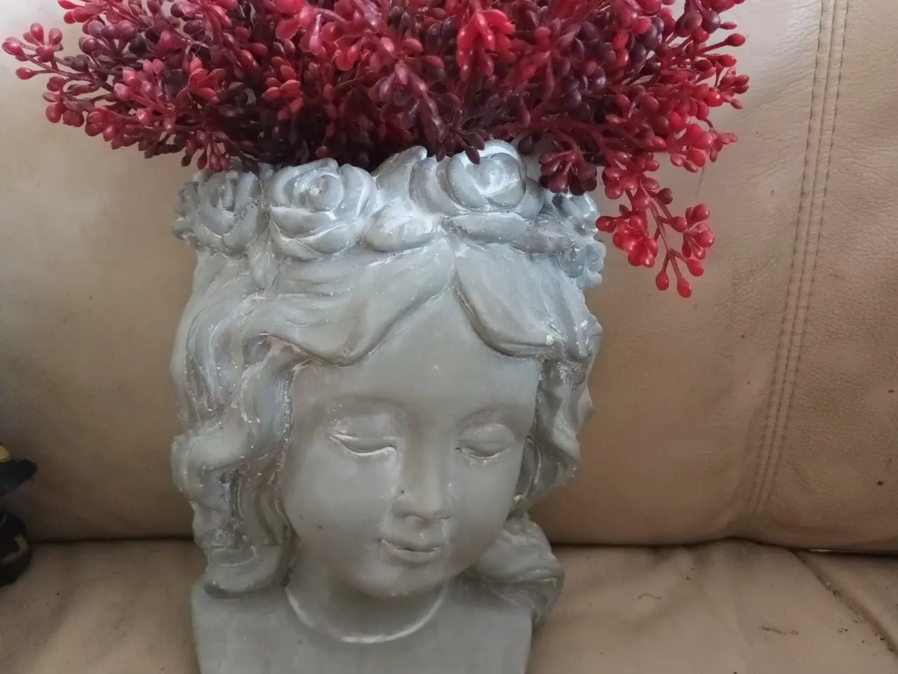 Billede 1 - Flot Granitfigur Der Kan Hænges Op 24x24 cm