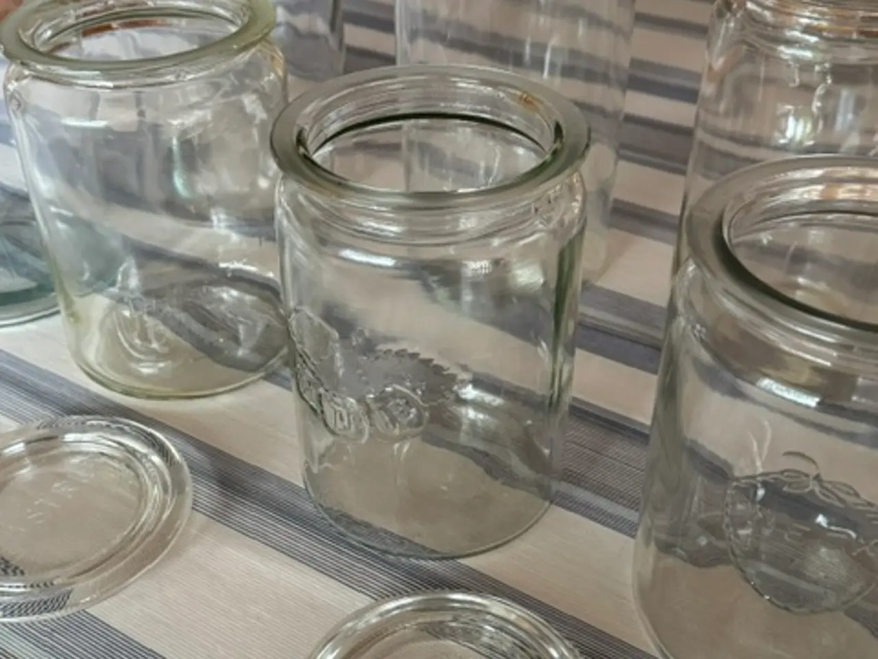 Billede 2 - Henkogningsglas / Syltekrukker gamle