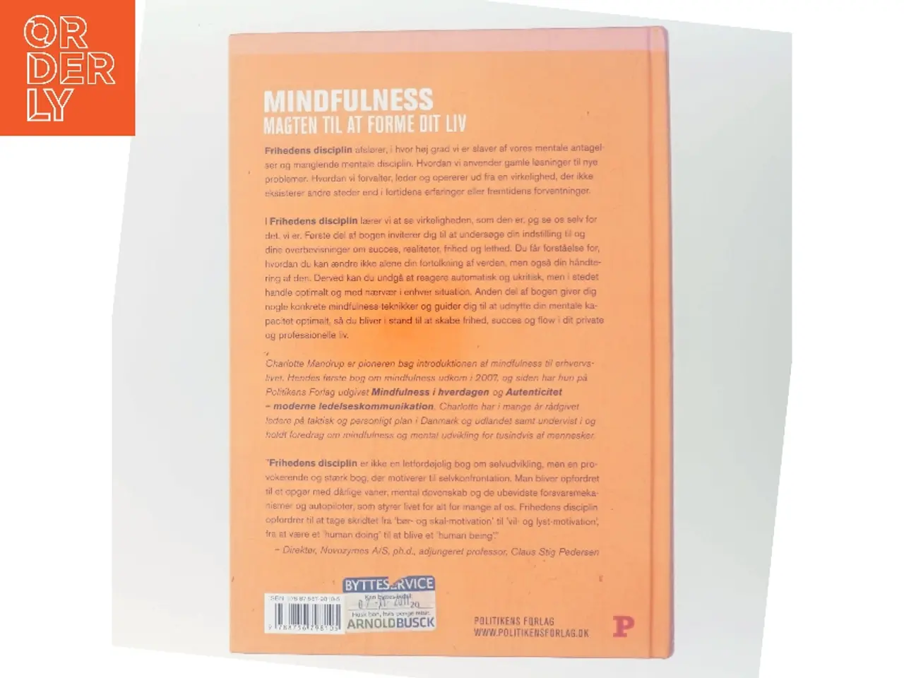 Billede 3 - Frihedens disciplin : mindfulness for moderne mennesker af Charlotte Mandrup (Bog)