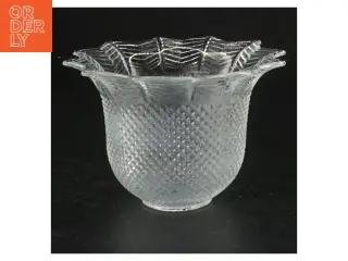 Gennemsigtig glas skål