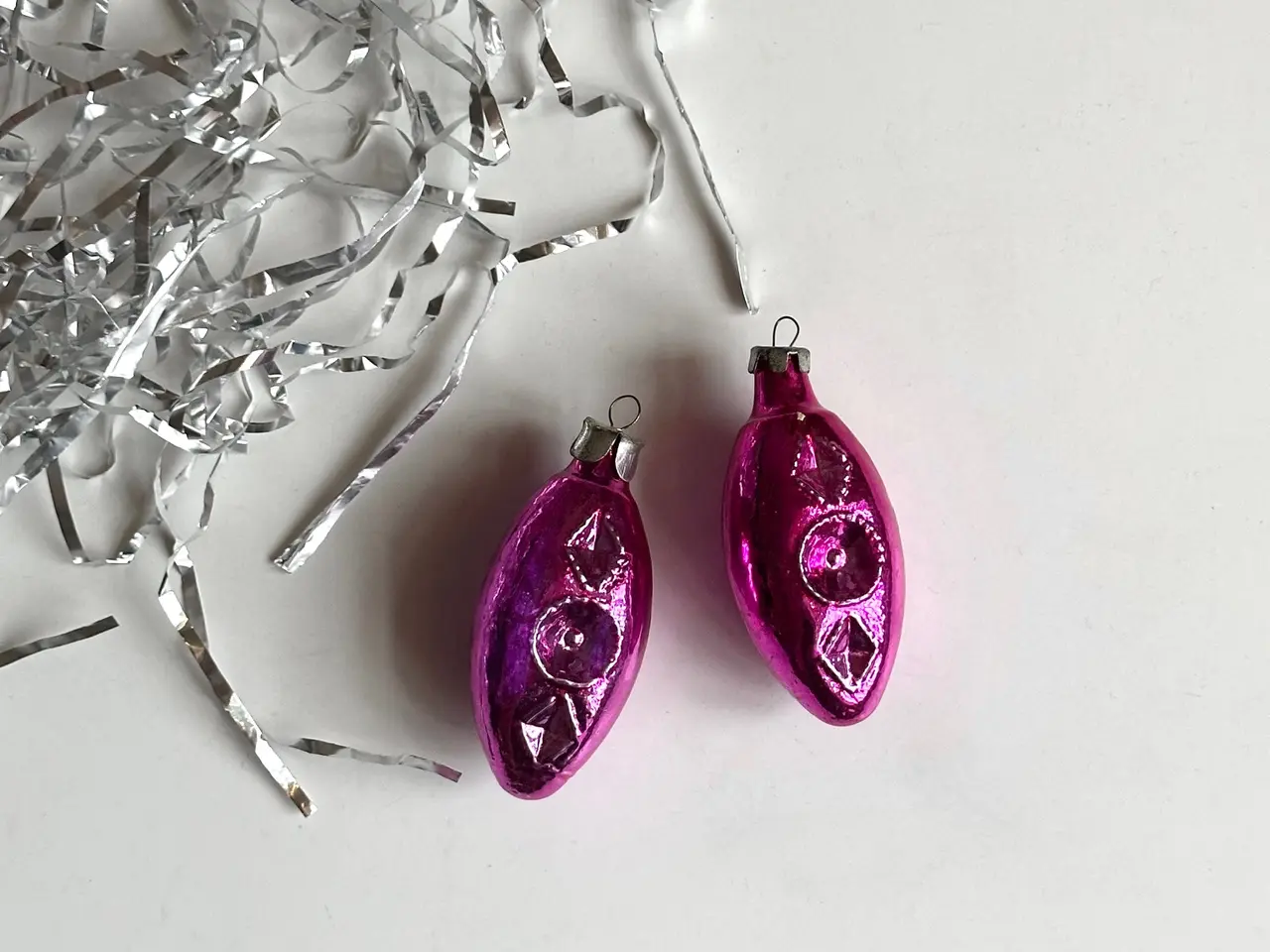Billede 1 - Pink ovale lanterner, 2 stk samlet