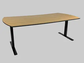 Dencon Delta Bord – Natur/Sort Stel 200x100x74cm