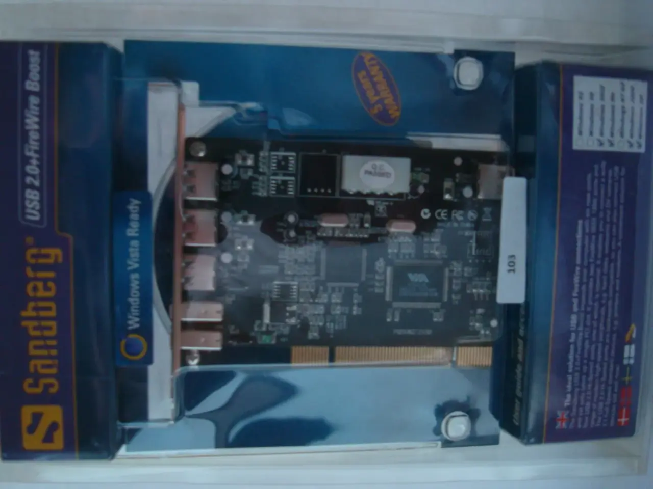 Billede 2 - PCI kort m3 usb og 2 firewire porte