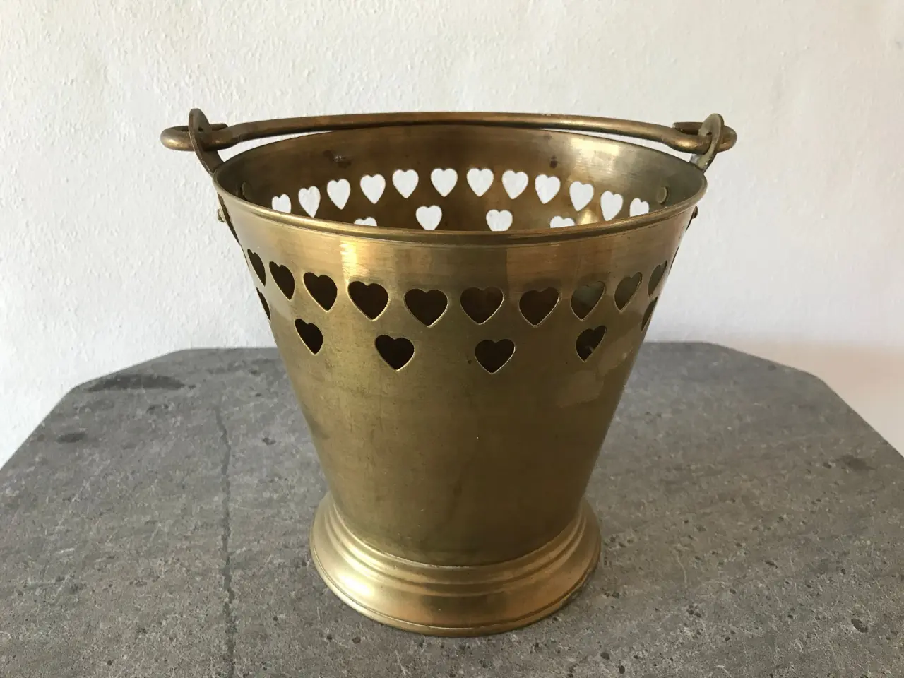 Billede 1 - Vintage messing spand