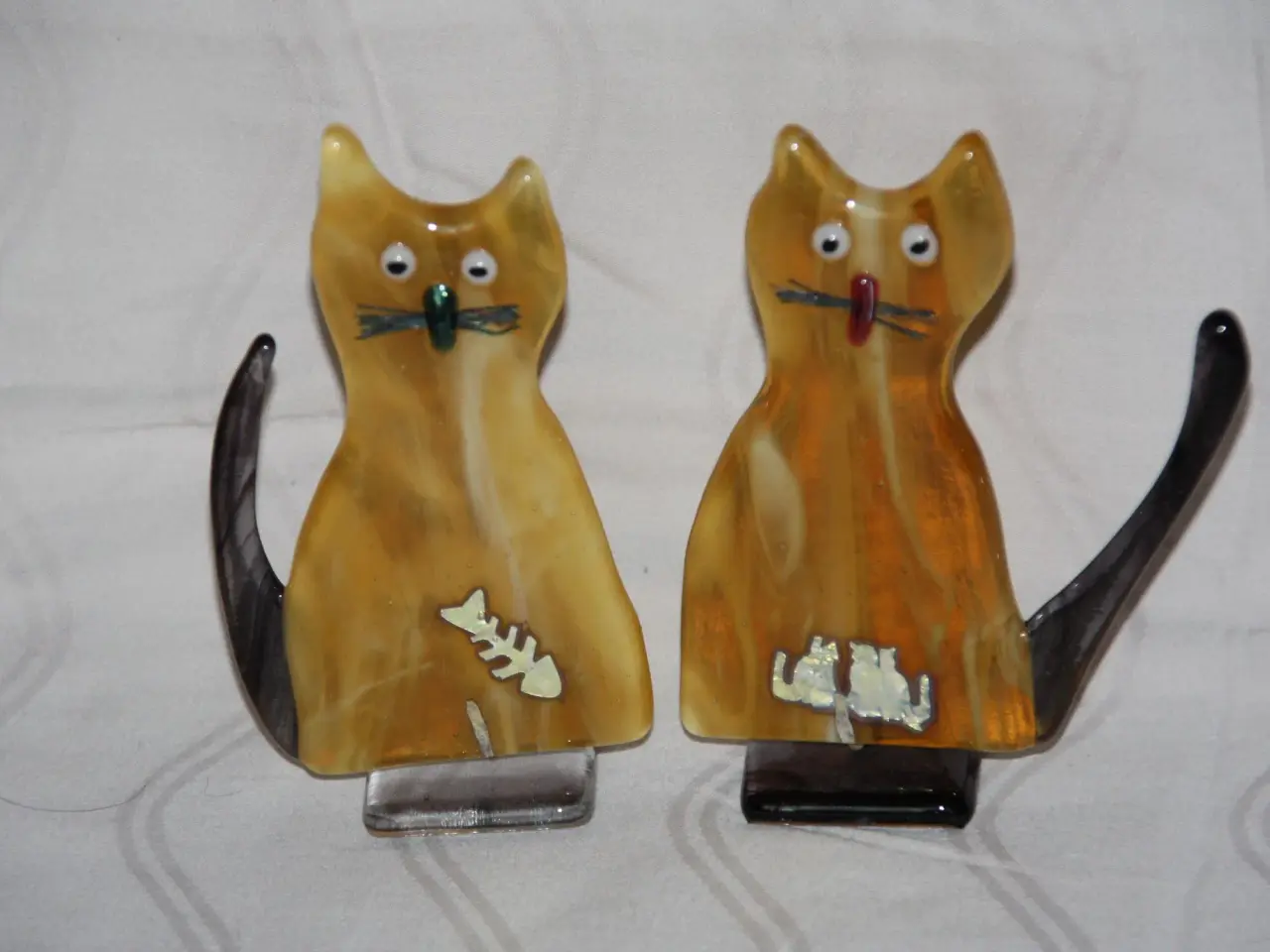 Billede 2 - Kat figur i glas
