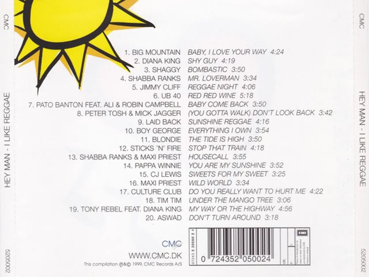 Billede 2 - Diverse kunstnere – Hey Man - I Like Reggae – CD