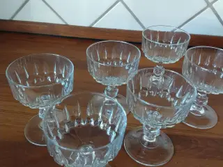 6 vin/dessert glas