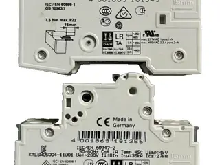 2x Siemens MCB automatsikring & Auxiliary Switches