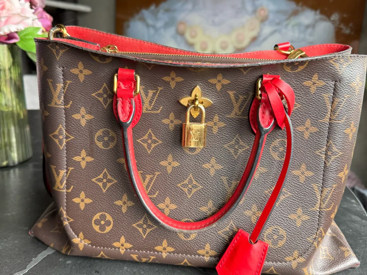 Billede 1 - Louis Vuitton Canvas Flower Tote Bag