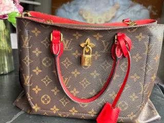 Louis Vuitton Canvas Flower Tote Bag