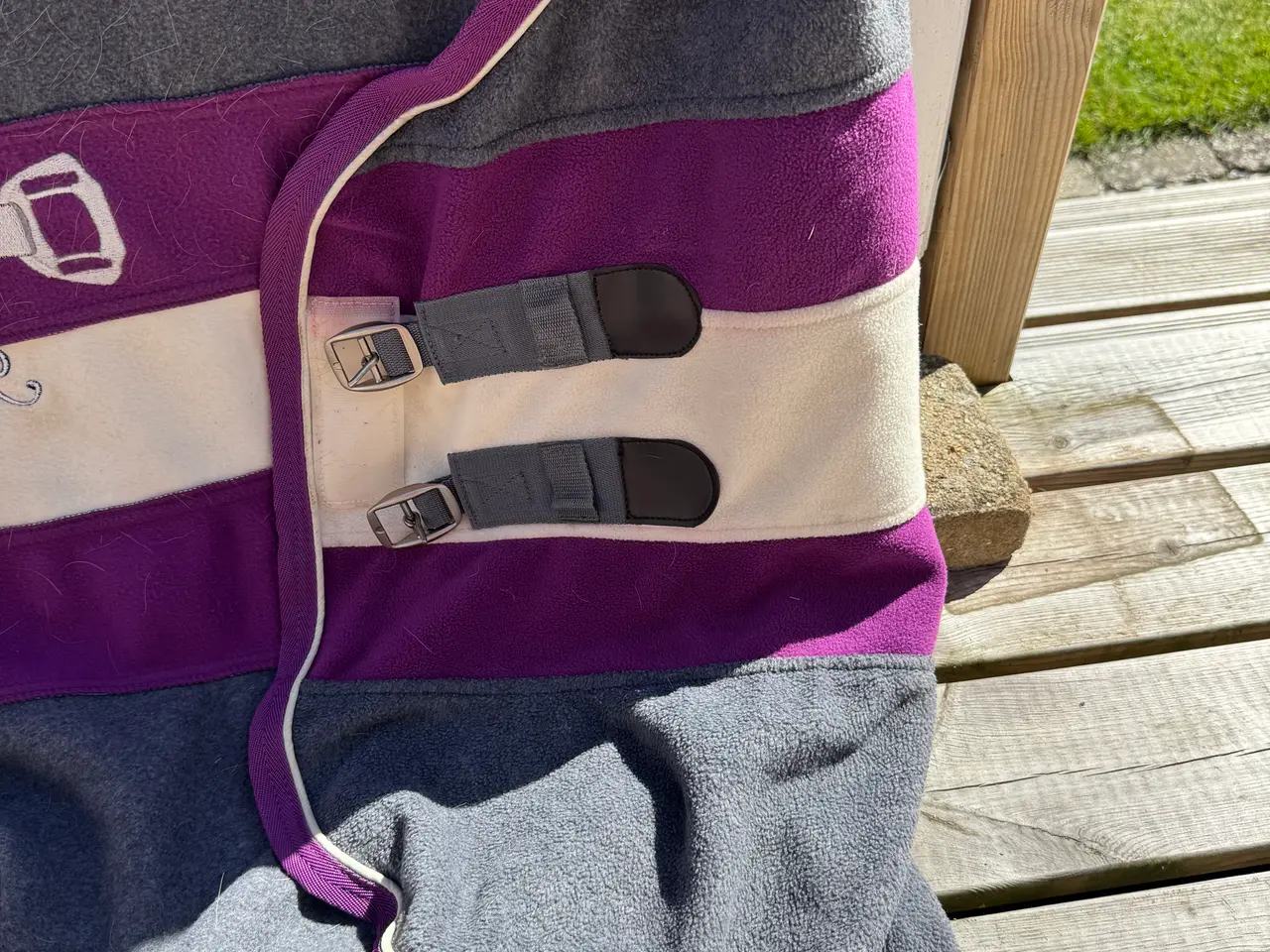 Billede 6 - Fleece tæppe str. 145 cm.