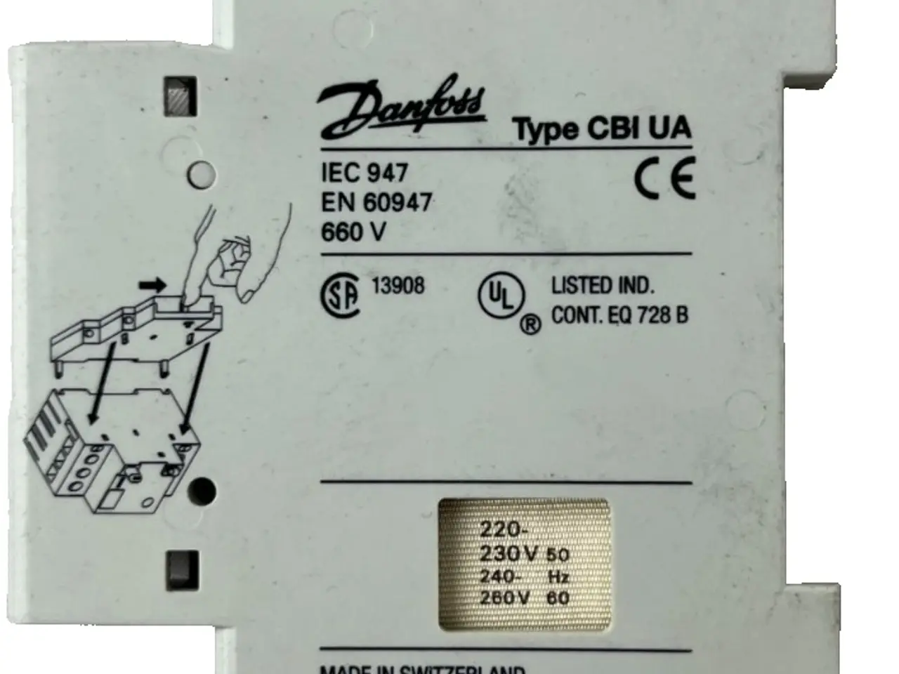 Billede 1 - Danfoss CBI UA Undervoltage Release 220-240V 660V