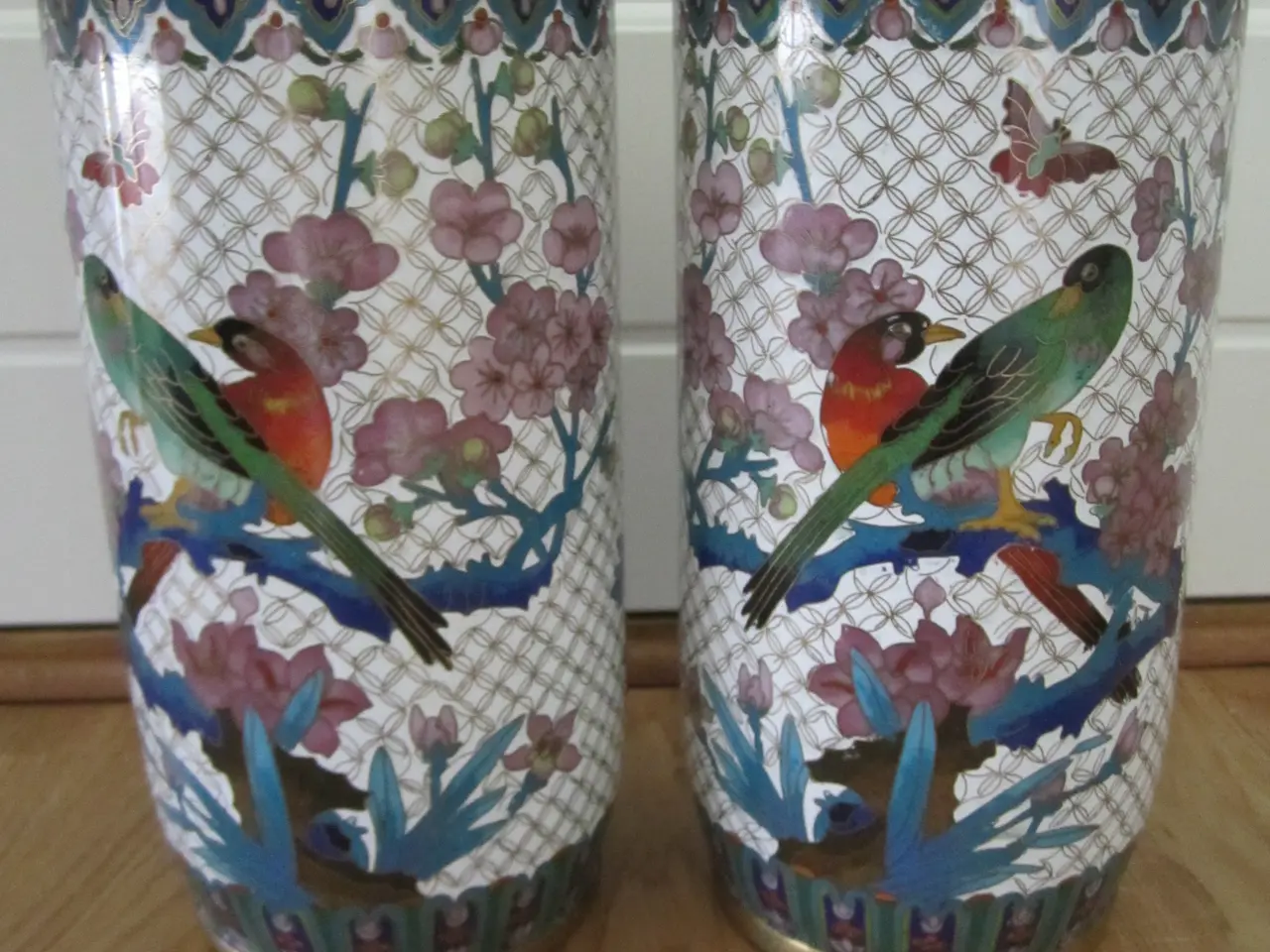 Billede 1 - Smukke Kinesisk Cloisonne Vaser.
