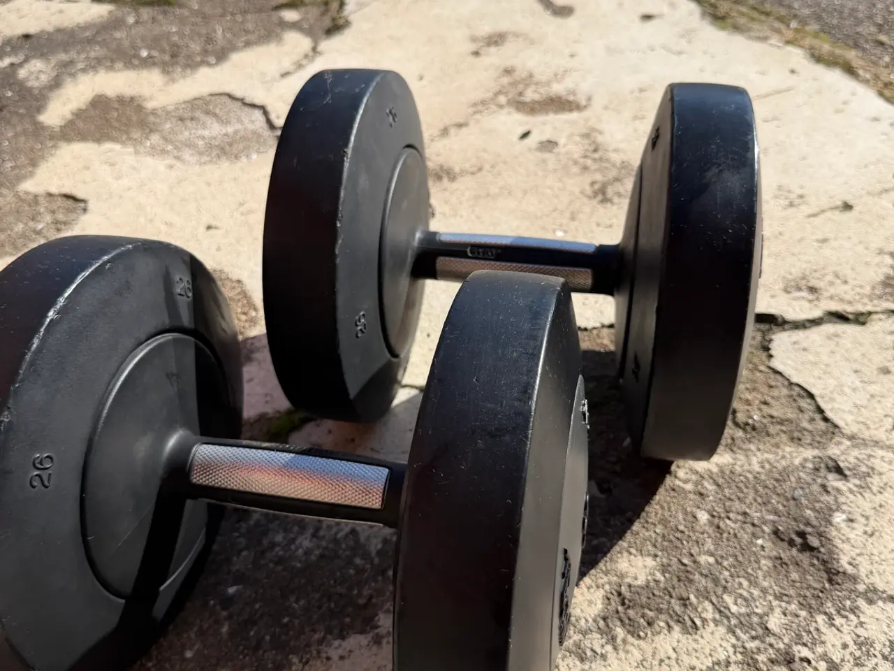 Billede 3 - Technogym Urethane håndvægte (2 x 26 kg.)