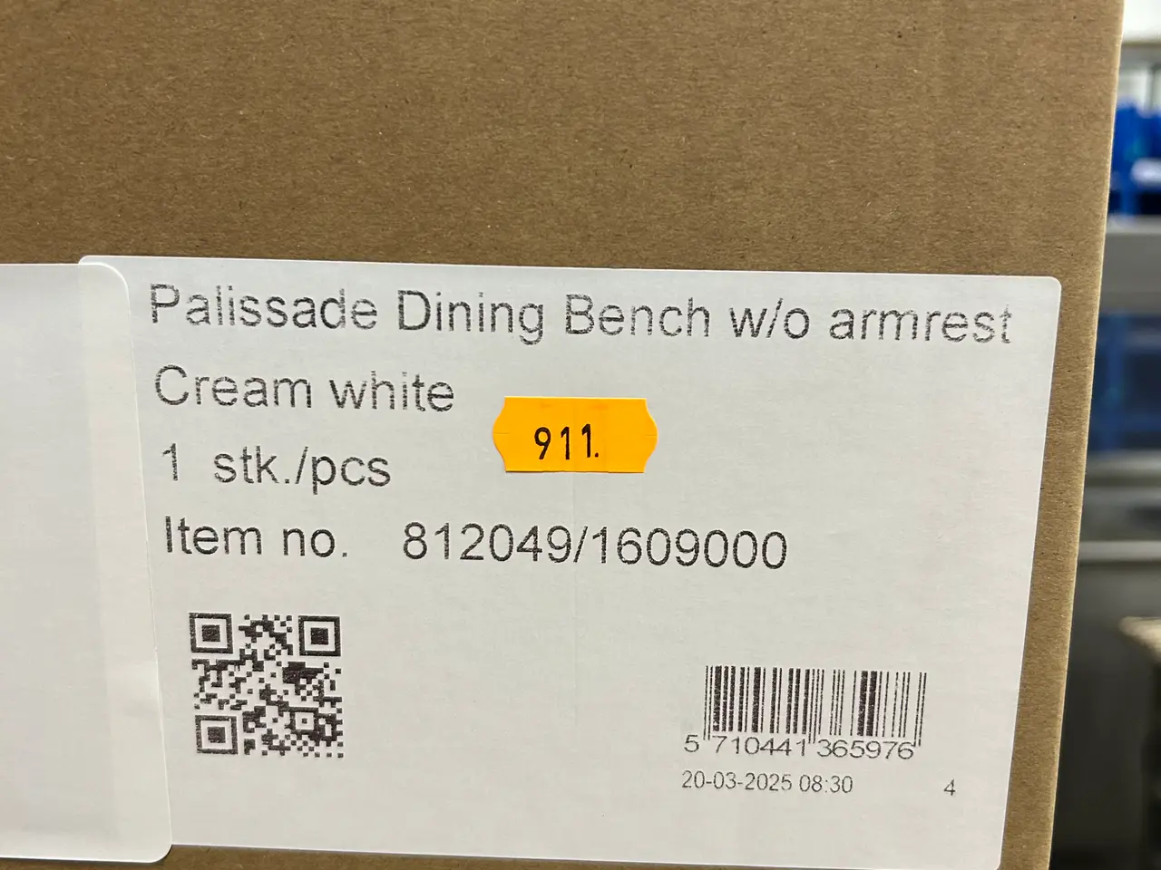 Billede 5 - Bænk HAY Palissade Dining Bench w/o armrest