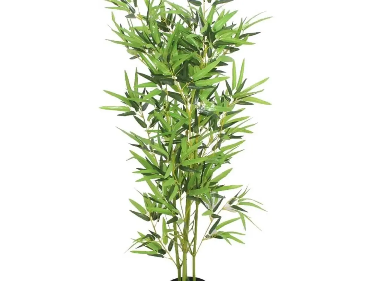 Billede 1 - Kunstig bambusplante med potte - 120 cm, grøn