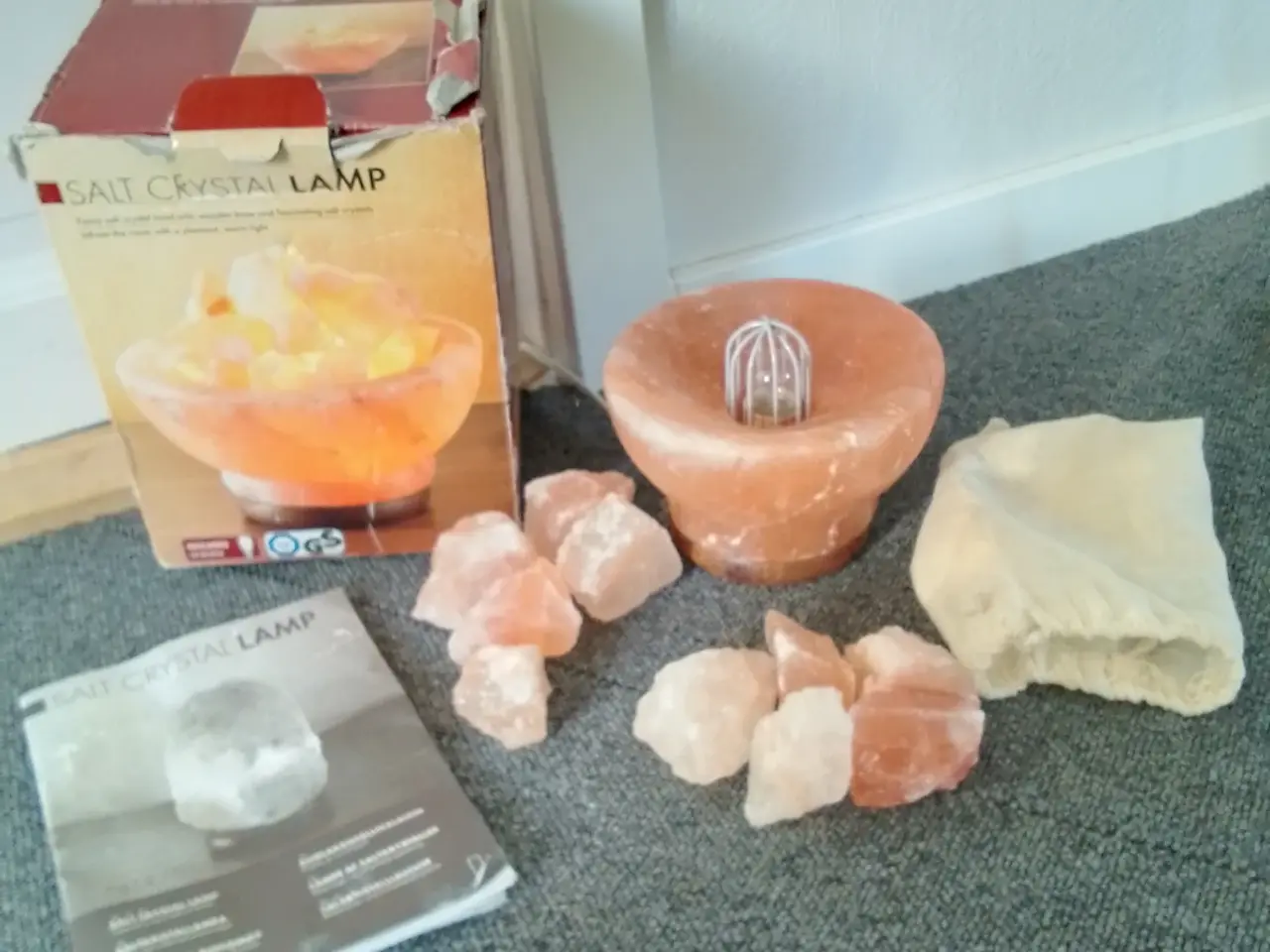 Billede 3 - Ny himalaya saltstens bordlampe