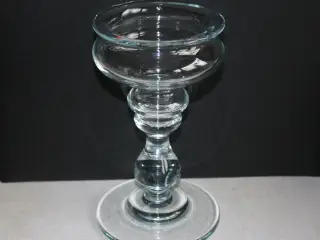 Lysestage / opsats af glas