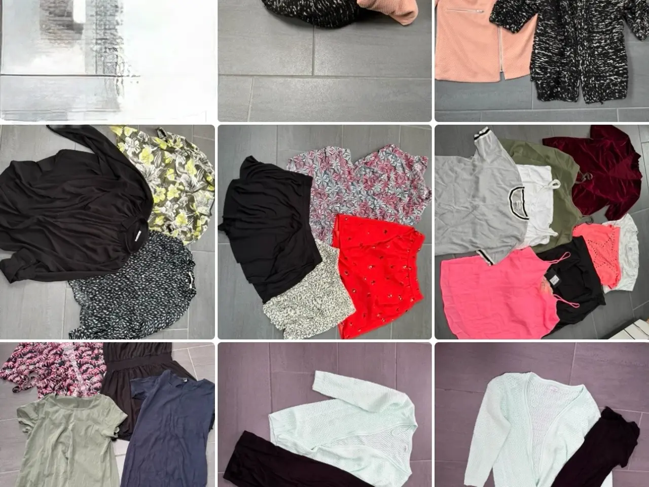 Billede 1 - Tøjpakke str Large, jeans, jakke, kjoler, bluser,