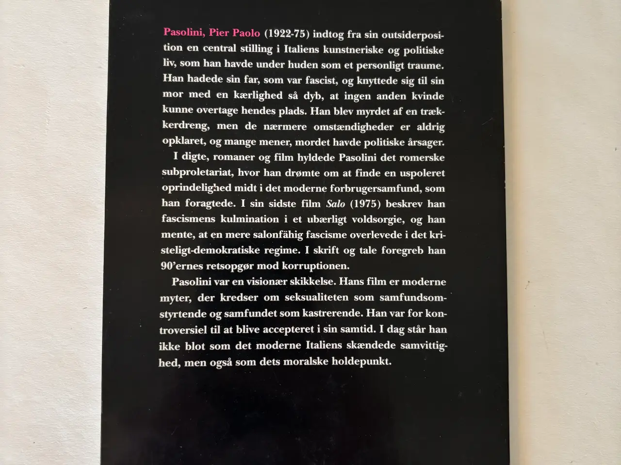 Billede 2 - Pasolini den evige kætter : en monografi