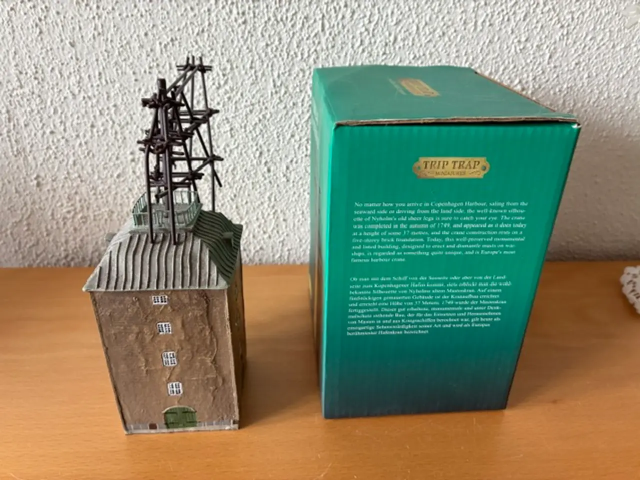 Billede 2 - Nyholms Mastekran sjælden Trip Trap modelhus