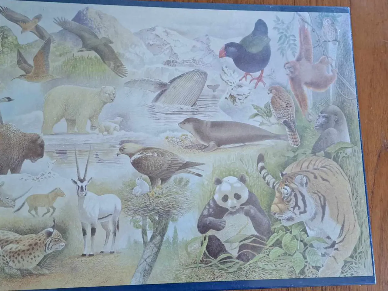 Billede 1 - Puslespil wwf 1500 brikker stadigvæk med folie 