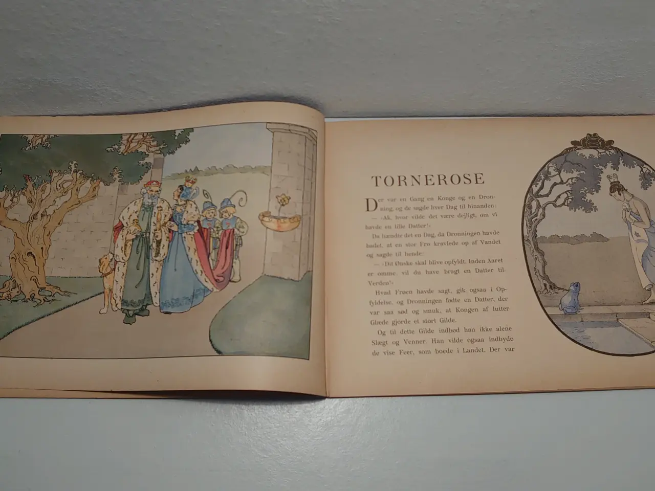 Billede 3 - Brdr. Grimm: Tornerose.ill. Agnes Helms. År1918.