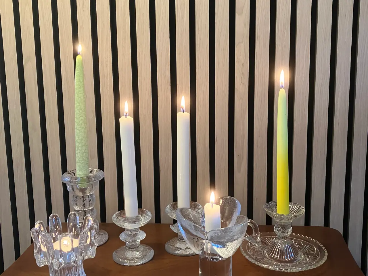 Billede 1 - Designer Glas lysestager