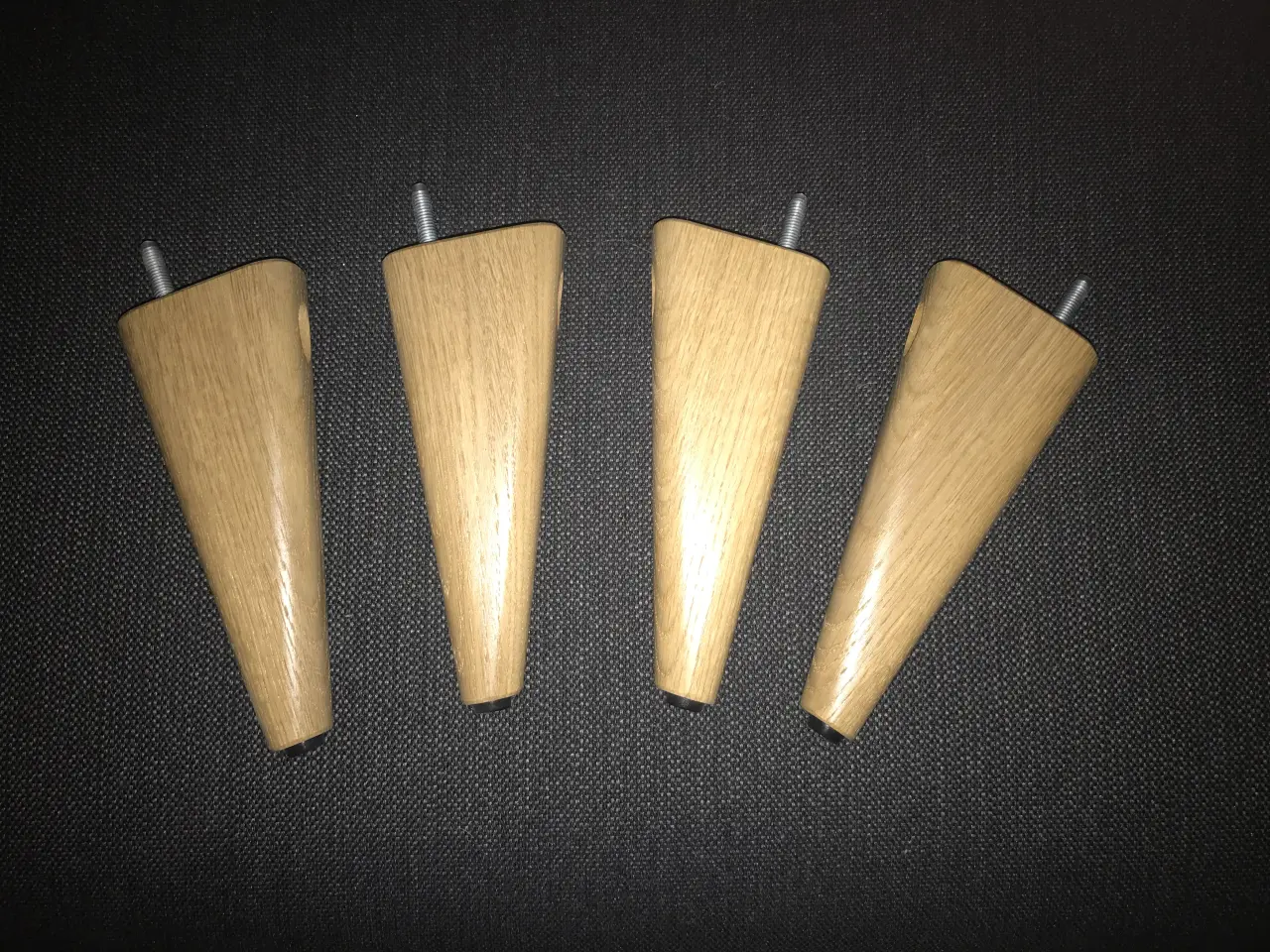 Billede 1 - Stoleben med flot design.  8 stk.