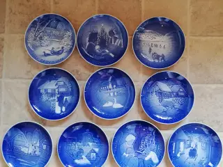 B&G juleplatter 1970-1979
