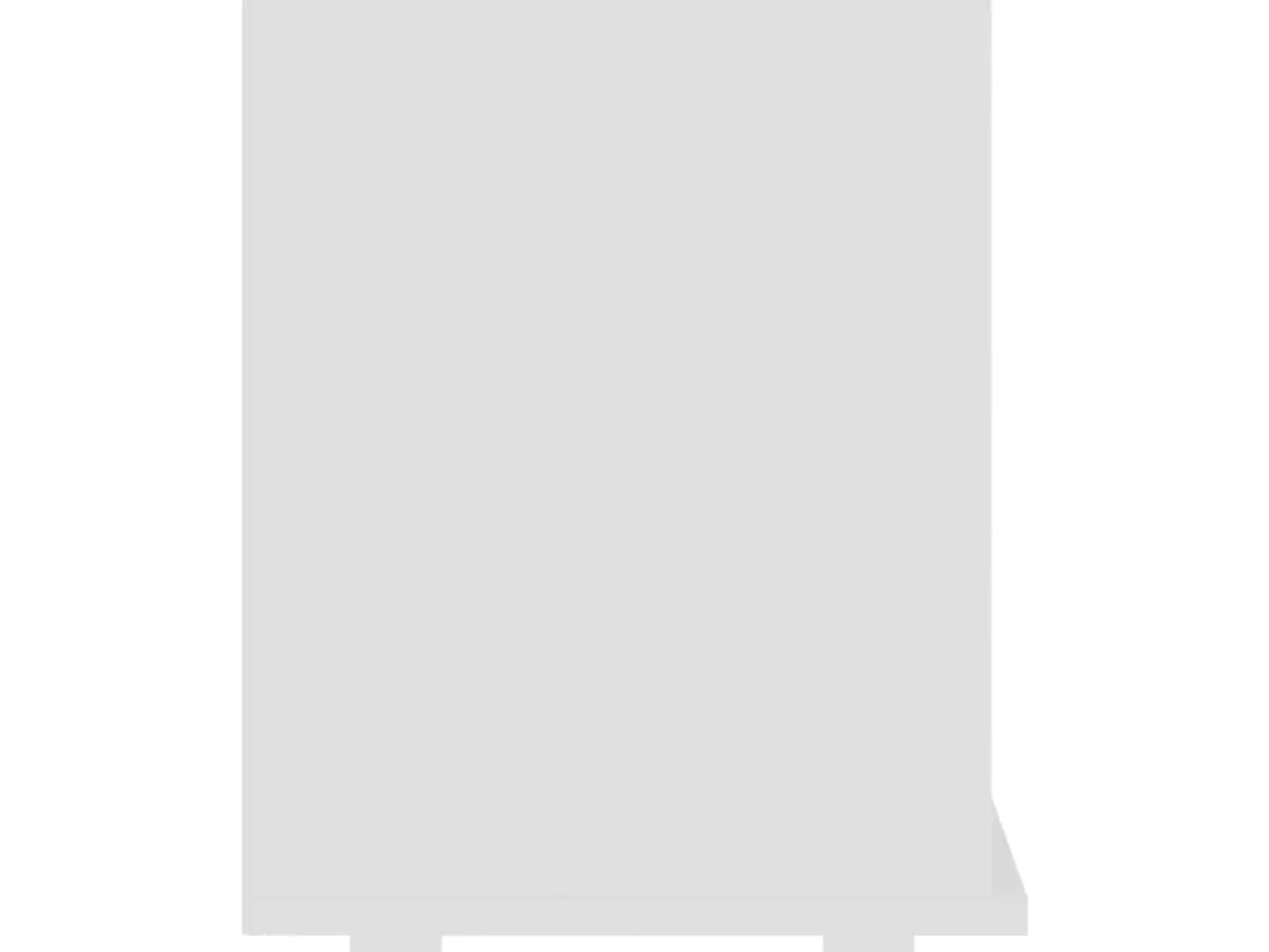 Billede 7 - Badeværelsesskab 60×32×53,5 cm - konstrueret træ, hvid