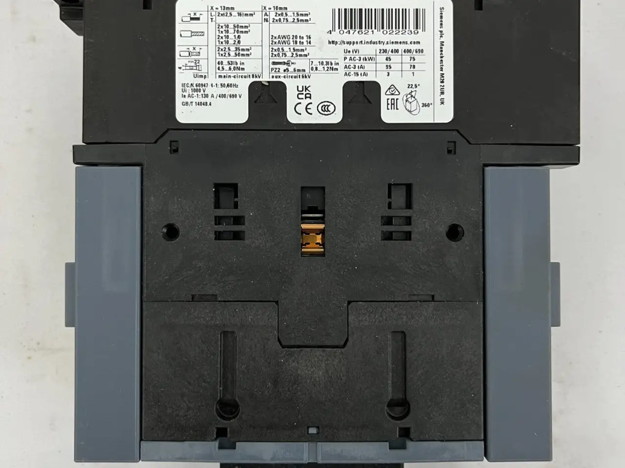 Billede 9 - Siemens 3RT2046-1AP00 SIRIUS Power kontaktor 95A