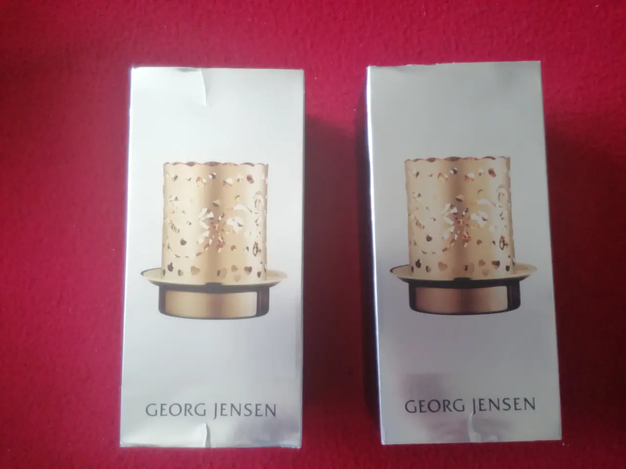 Billede 7 - Georg Jensen, 2009 Engel lysestage forgyldt