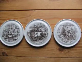 Bing & Grøndahl Juleplatter, 3 stk.