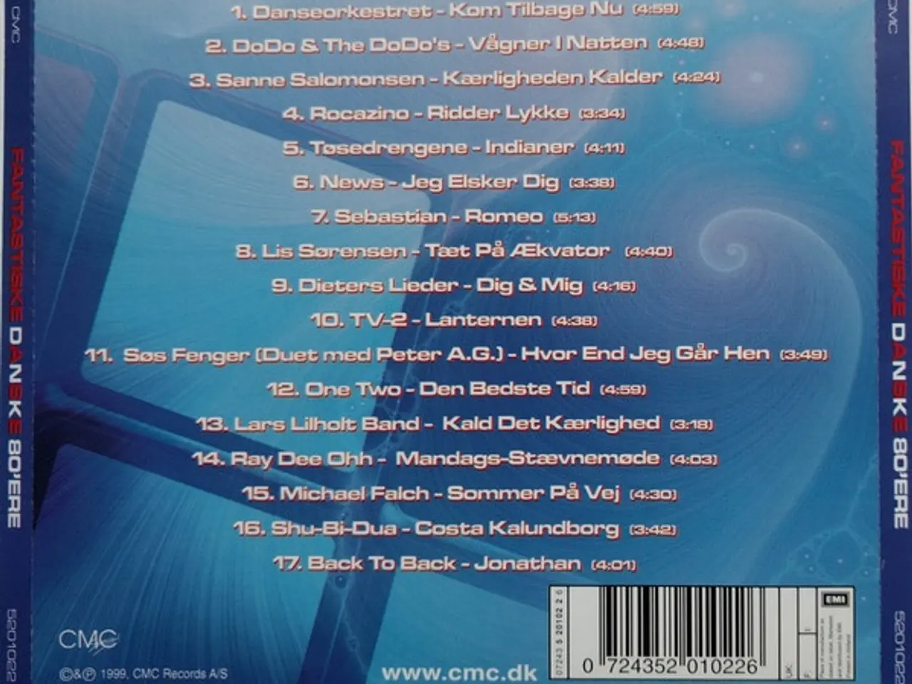 Billede 2 - Diverse kunstnere – Fantastiske Danske 80'ere – CD