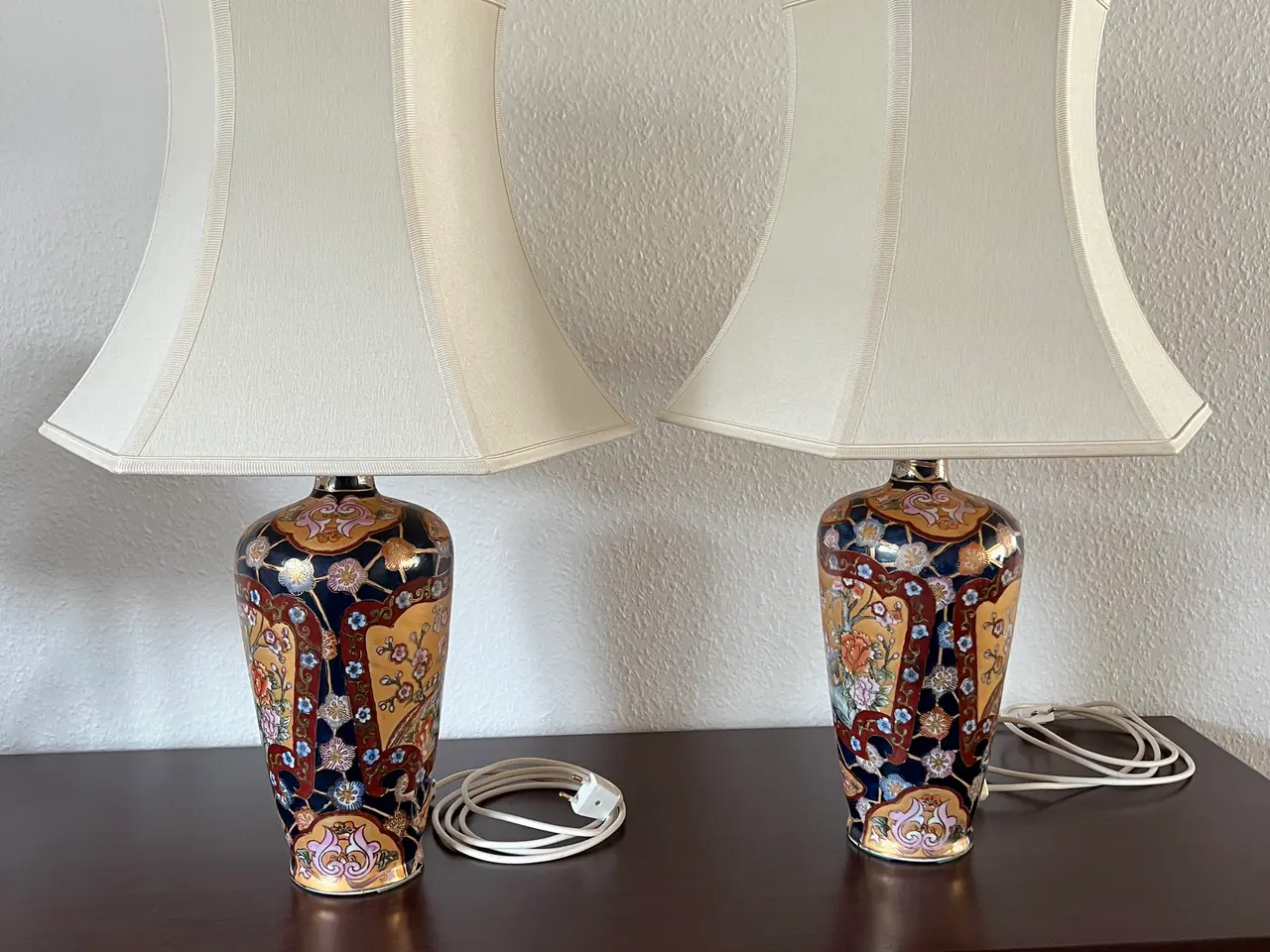 Billede 1 - Store kinesiske/orientalske bordlamper