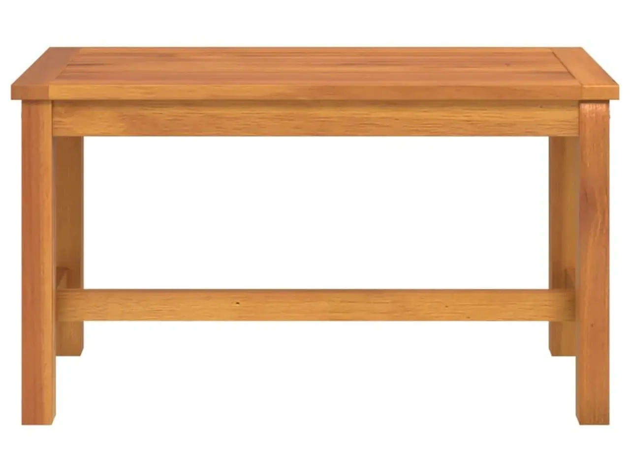 Billede 3 - Havebænk i massivt akacietræ - 80 × 35 × 45 cm