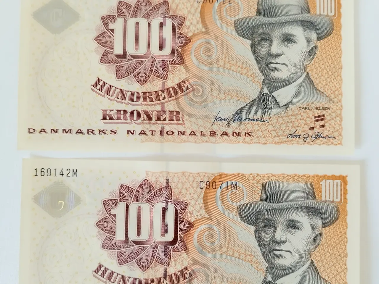 Billede 1 - 💯 Kroner. 2007. Bankfriske. Rækkefølge