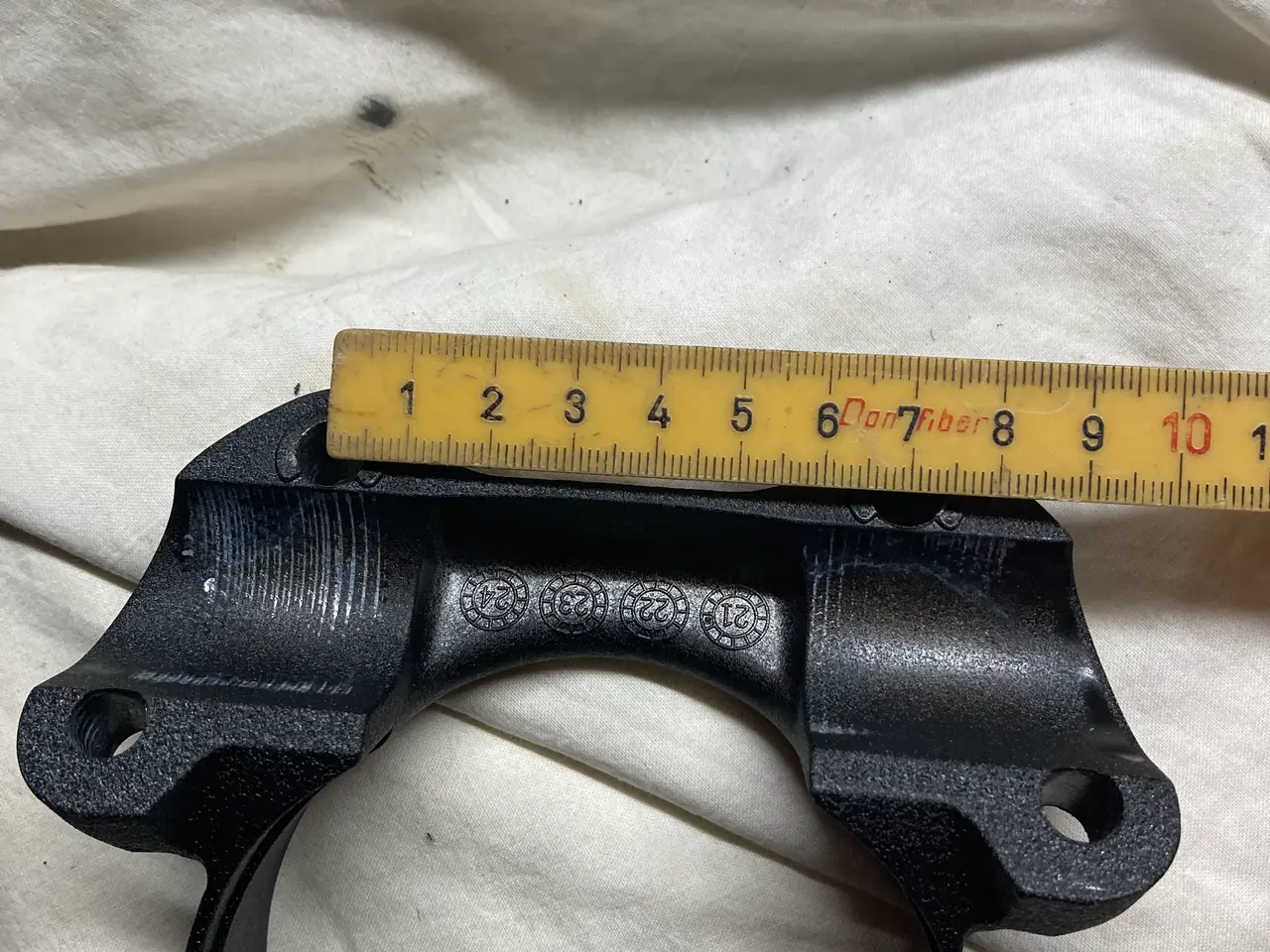 Billede 3 - Harley speedoholder/ riser clamp, fra Low Rider S