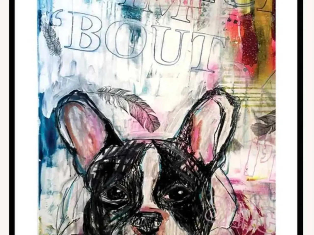 Billede 4 - Plakat fra Bidsart str. 50 x70 cm.