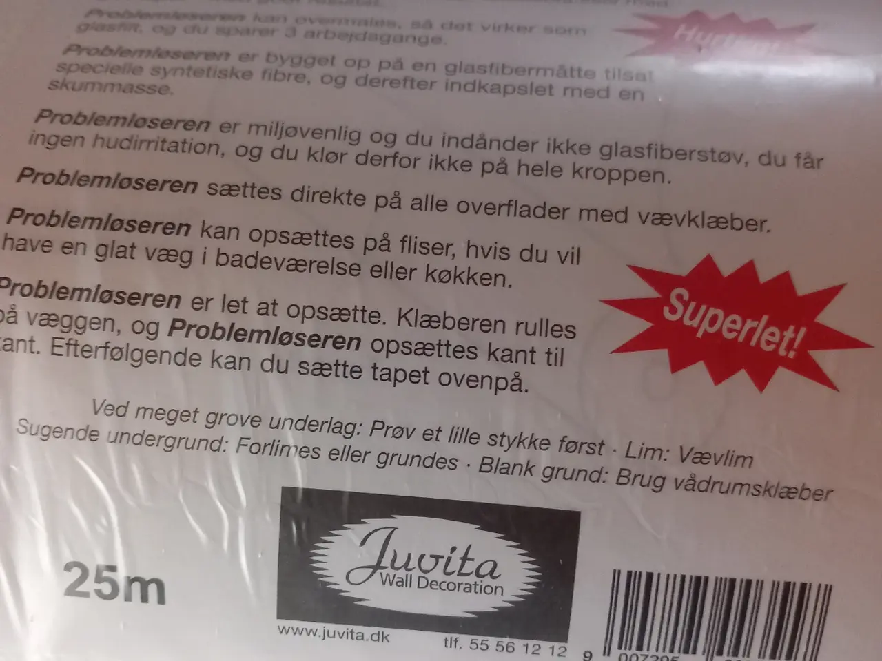 Billede 1 - Problemløser glasfilt fra Juvita