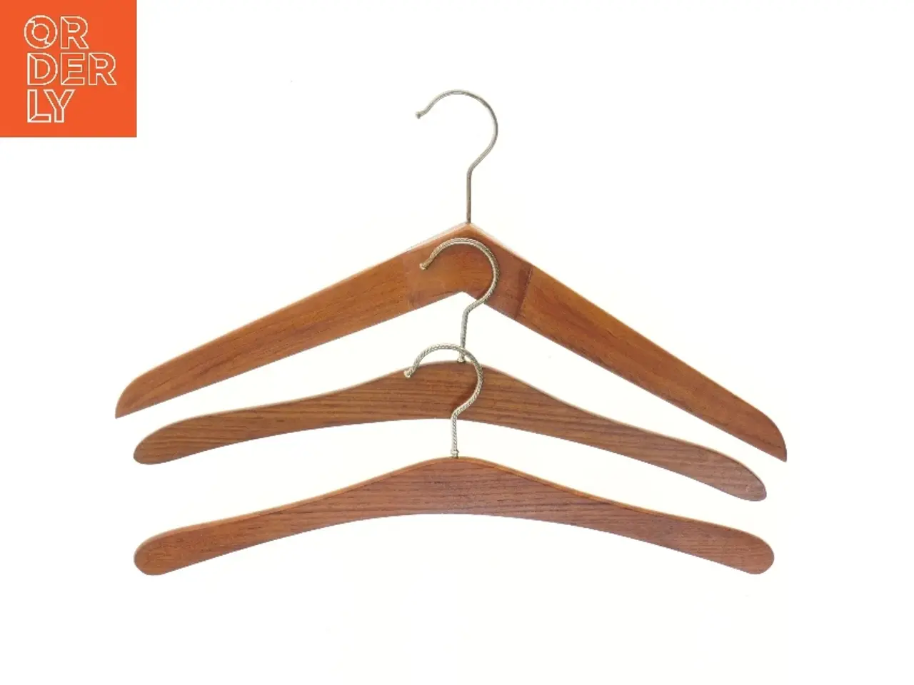 Billede 1 - VintageTøj bøjler af Teak træ (str. 46 cm)