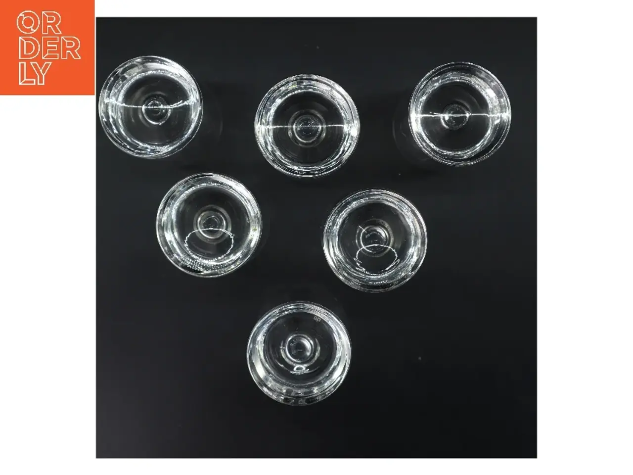 Billede 3 - Sæt af 6 glas fra Eb (str. 6 stk Ø 6,5 cm længde 18 cm)