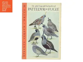 Pattedyr og fugle af Dr. phil. Ingvald Lieberkind (Bog)